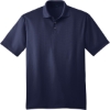 Custom Port Authority Performance Fine Jacquard Polo. True Navy Blue