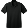 Custom Port Authority Silk Touch Performance Polo. Black