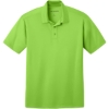 Custom Port Authority Silk Touch Performance Polo. Lime Green