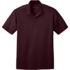 Custom Port Authority Silk Touch Performance Polo. Maroon Red