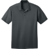 Custom Port Authority Silk Touch Performance Polo. Steel Grey
