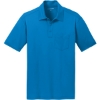 Custom Port Authority Silk Touch Performance Pocket Polo. Brilliant Blue