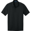 Custom Port Authority Diamond Jacquard Polo. Black