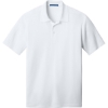 Custom Port Authority Diamond Jacquard Polo. White