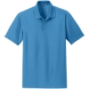 Custom Port Authority Dry Zone Grid Polo. Celadon Blue