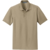 Custom Port Authority Dry Zone Grid Polo. Tan