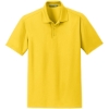 Custom Port Authority Dry Zone Grid Polo. Yellow