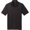 Custom Port Authority Rapid Dry Mesh Polo. Black