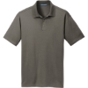 Custom Port Authority Rapid Dry Mesh Polo. Grey Smoke