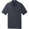 Custom Port Authority Digi Heather Performance Polo. Dark Grey