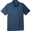 Custom Port Authority Crossover Raglan Polo. Regatta Blue