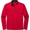 Custom Port Authority Silk Touch Performance 1/4-Zip Red/Black