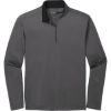 Custom Port Authority Silk Touch Performance 1/4-Zip Steel Grey/Blk