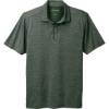 Custom Port Authority Shadow Stripe Polo. Deep Forest Green