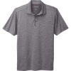 Custom Port Authority Shadow Stripe Polo. Shadow Grey