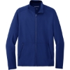 Custom Port Authority Accord Stretch Fleece Full-Zip Royal Blue