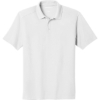 Custom Port Authority EZPerformance Pique Polo. White