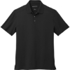 Custom Port Authority City Stretch Flat Knit Polo Black