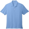 Custom Port Authority City Stretch Flat Knit Polo Swiss Blue