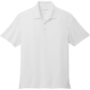 Custom Port Authority City Stretch Flat Knit Polo White