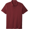 Custom Port Authority SuperPro React Polo. Burgundy Red