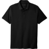 Custom Port Authority SuperPro React Polo. Deep Black