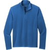 Custom Port Authority Microterry 1/4-Zip Pullover Aegean Blue