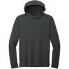 Custom Port Authority Microterry Pullover Hoodie Charcoal Gray