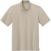 Custom Port Authority Dry Zone Stain-Release Grid Polo Sahara Beige