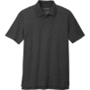 Custom Port Authority C-FREE Cotton Blend Pique Polo Charcoal Heather Gray