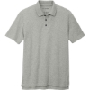 Custom Port Authority C-FREE Cotton Blend Pique Polo Deep Smoke Heather Gray