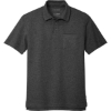 Custom Port Authority C-FREE Cotton Blend Pique Pocket Polo Charcoal Heather Gray