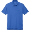 Custom Port Authority C-FREE Cotton Blend Pique Pocket Polo True Blue