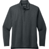 Custom Port Authority C-FREE Double Knit 1/4-Zip Gray Steel Heather