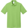 Custom Port & Co Core Blend Pique Polo. Lime