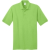 Custom Port & Co Core Blend Jersey Knit Polo. Lime Green
