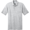 Custom Port & Co Tall Core Blend Jersey Knit Polo. Ash