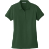 Custom Port Authority Womens Core Classic Pique Polo. Deep Forest Green