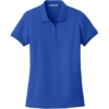 Custom Port Authority Womens Core Classic Pique Polo. True Royal Blue