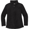 Custom Port Authority Womens Cozy 1/4-Zip Fleece Black