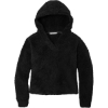 Custom Port Authority Womens Cozy Fleece Hoodie. Black
