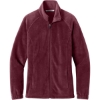 Custom Port Authority Womens Plush Fleece Full-Zip Jacket Club Burgundy Red