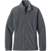 Custom Port Authority Womens Plush Fleece Full-Zip Jacket Storm Gray Heather