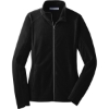 Custom Port Authority Womens Microfleece Jacket. Black