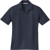 Custom Port Authority Womens Rapid Dry Polo. Classic Navy Blue