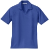 Custom Port Authority Womens Rapid Dry Polo. Royal Blue