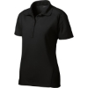 Custom Sport-Tek Womens Dri-Mesh Pro Polo. Black