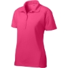 Custom Sport-Tek Womens Dri-Mesh Pro Polo. Pink Raspberry