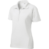 Custom Sport-Tek Womens Dri-Mesh Pro Polo. White
