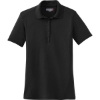 Custom Sport-Tek Womens Dry Zone Raglan Accent Polo. Black